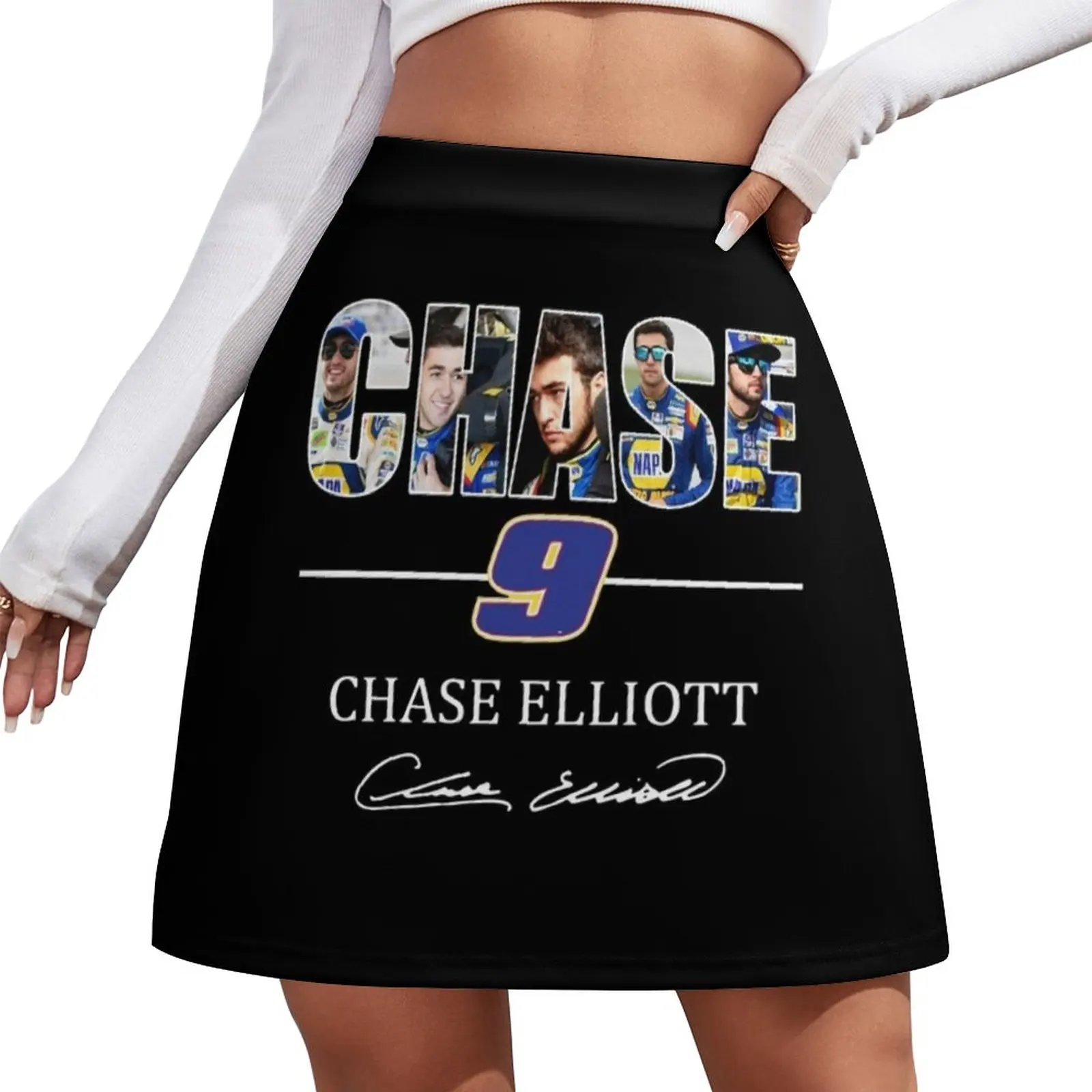 Chase 9 Chase Elliott Signature Gifts For Fans, For Men and Women, Gift Christmas Day Mini Skirt cute skirt