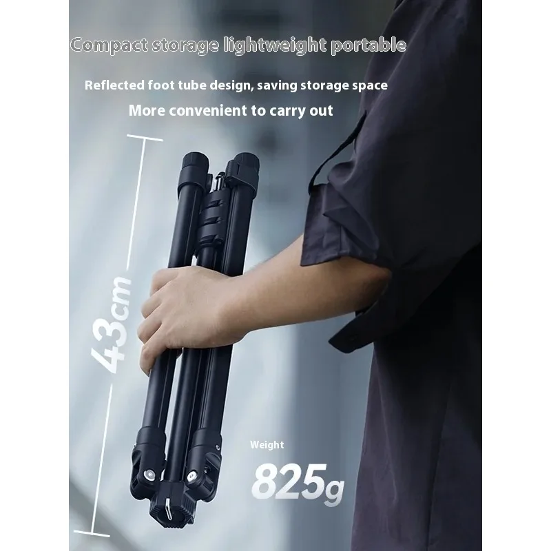 Ulanzi TT43 Light Stand 1.9M Aluminum Alloy Reversible Leg Tripod LED Light Projector Flash Softbox Max Load 1.5KG Gifts