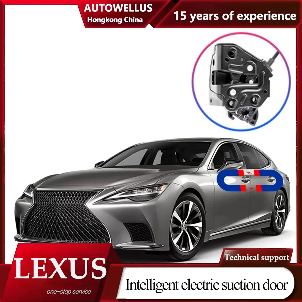 

Электрическая всасывающая дверь для LEXUS LS350, автомобильные автоматические замки с переоснащением, автомобильные аксессуары, мягкая закрывающая дверь, автоматические электроинструменты