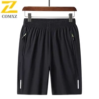 2025 New Trendy Ice Silk Quick-Dry Casual Outdoor Sports Shorts for Men - Large Size 5-Inch Shorts, Breathable & Comfortable