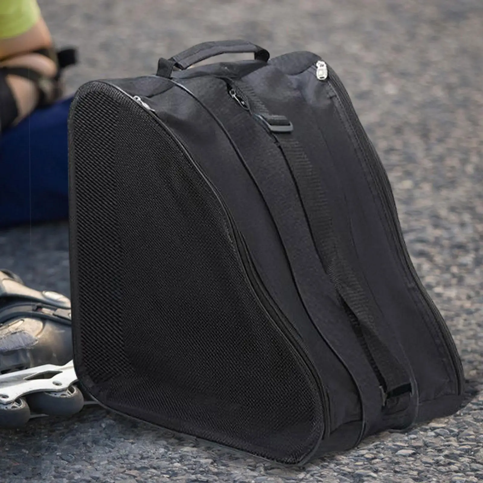 Roller Skate Bag Skate Carry Bag Fashion Durable Skiing Bags Organizer Skating Shoes Storage Bag Handbag for Ice Hockey Skate