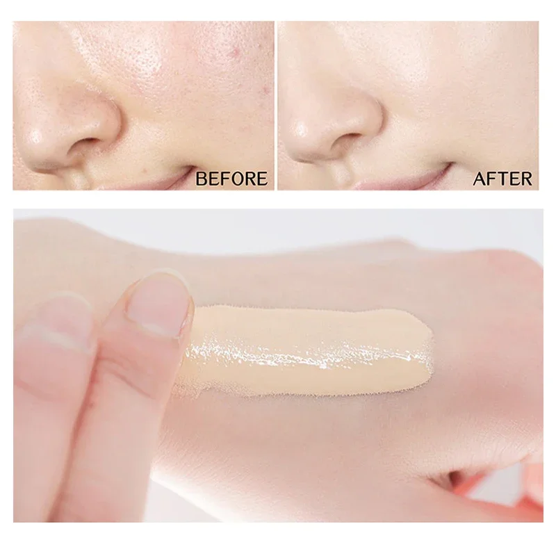 BB Cream Foundation Long-lasting Oil Control Waterproof Concealer Portable Whitening Powder 60ML