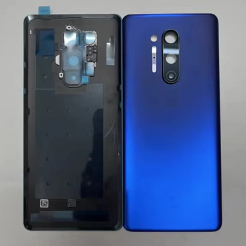 

Задний корпус для Oneplus 8 Pro 6,78 дюйма IN2020, стеклянная задняя крышка, ремонт, замена крышки аккумулятора телефона, фотоэлемент + логотип с объективом камеры