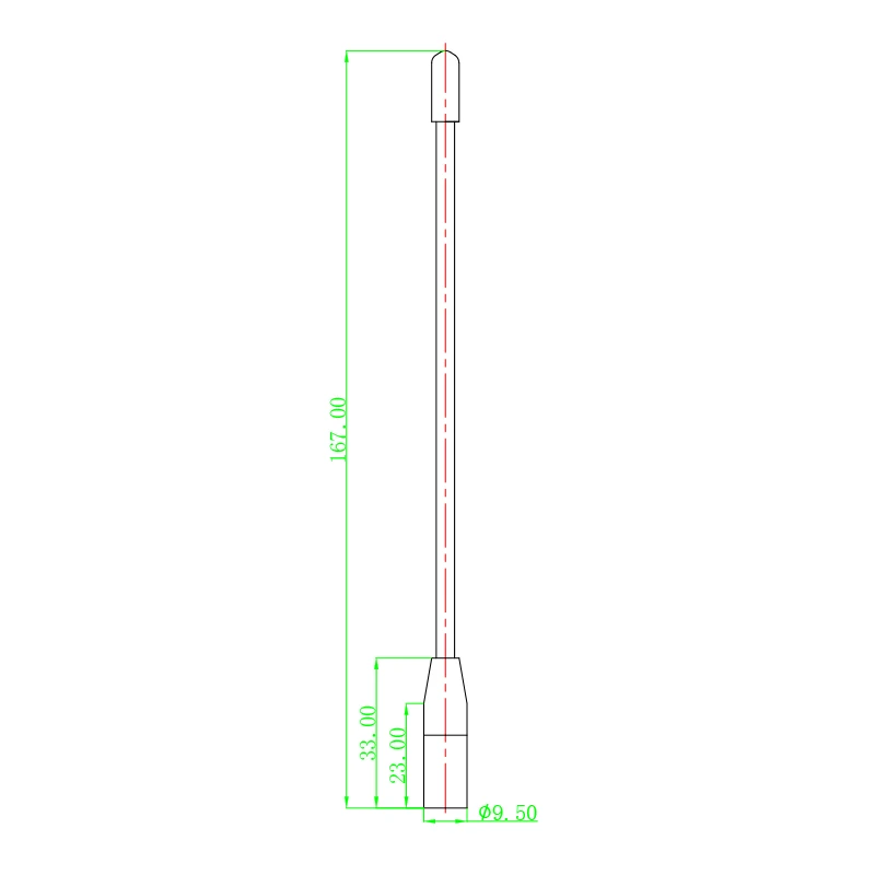 High-Efficiency LoRa 868MHz Soft Antenna with 10CM U.FL Cable