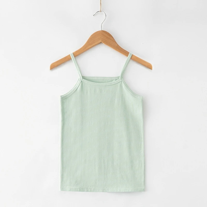 Summer Girls Tank Tops Kids Baby Underwear Cotton Tank Top for Girls Teenager Camisole Kids Singlets Undershirt kids underwear kids tops