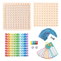 Wooden Calculating Board Enhances Numeracy Skills Multiplication Table Early Educational Toys for Primary Students 1
