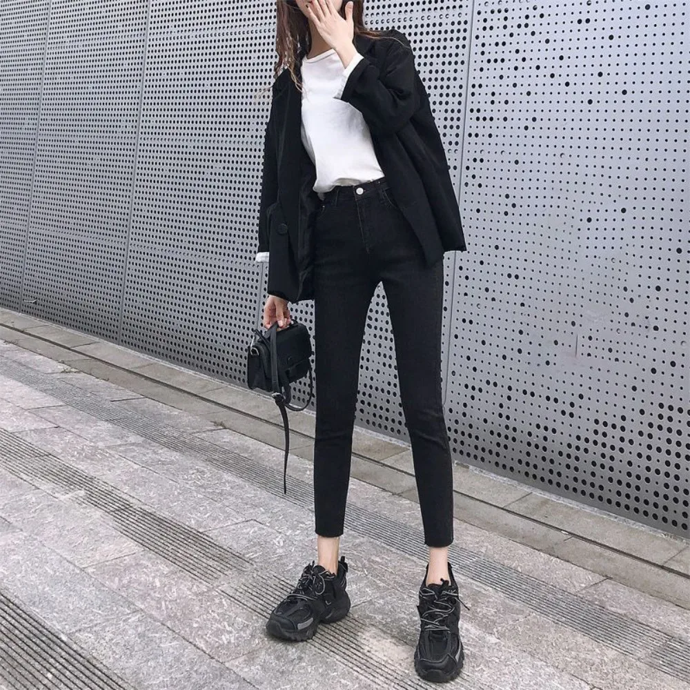 Ripped Jeans Women Invisible Open Crotch Outdoor Sex Bell-bottoms Sexy Loose High Waist Wide Leg Pants Boyfriend Denim Trousers
