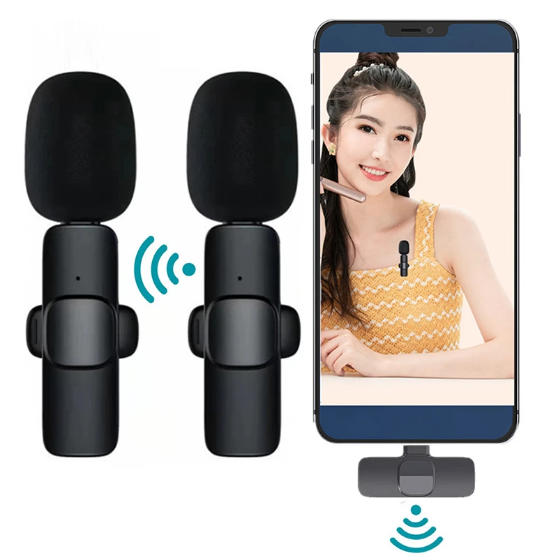 Gamer Wireless Lapel Microphone Phone E60 for Cell Phone Voice