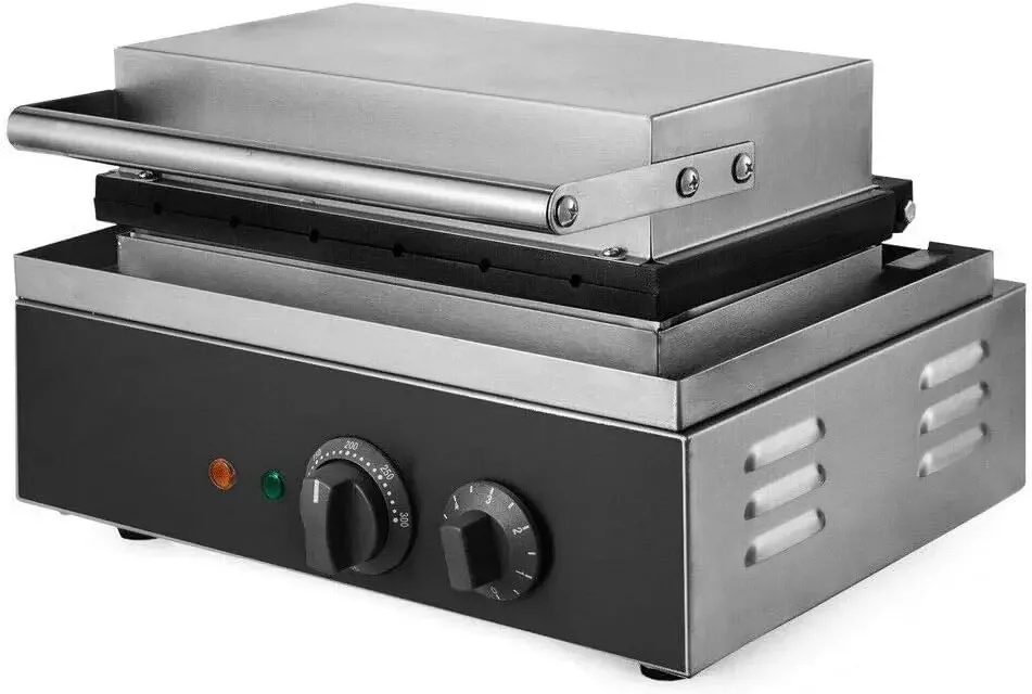 Hotdog Waffle Maker Machine Electric Corn Dog Maker 6 Slice Non-Stick Stainless Steel Waffle Baker Machine 4