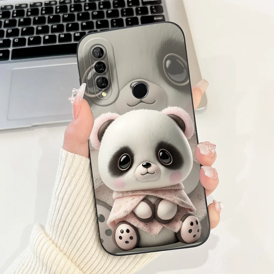 Cute Panda Rabbit Soft Silicone Phone Case for Huawei P30 Lite Nova 4e - Stylish and Protective Cover