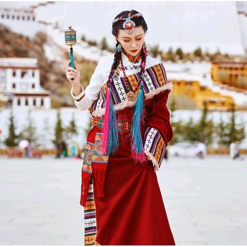 Tibetan Dress: Chupa - A Borrowed Backpack