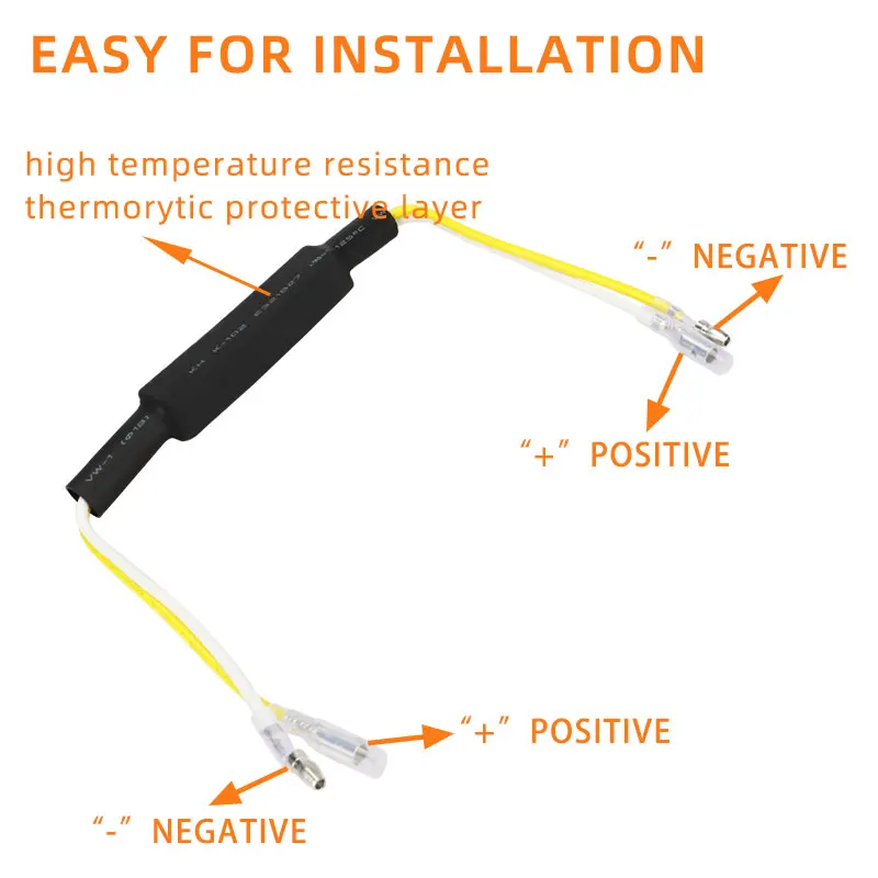 Motorcycle Turn Signal Lights 1 PCS 21W Canbus 12v Indicator Load Resistor Decoder Load Decoding Resistor Repair Parts