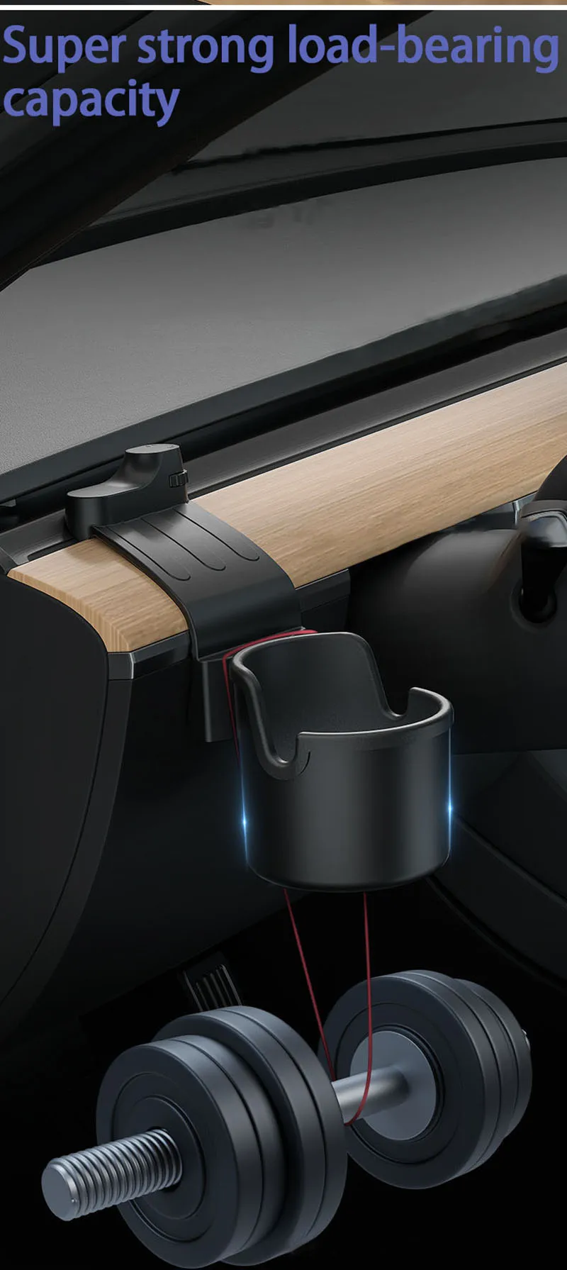 For Tesla Model Y 3 2019-2025 Model Y 2019-2025 Dashboard Water Cup Holder Car