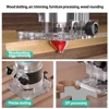 Brushless Electric Trimmer Woodworking Trimming Machine Wood Router Milling Engraving Slotting Machine Fit Dewalt 18V Battery 6