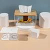 Tissue Dispenser Spring Support Automatic Lifting Spring Loaded Tissue Holder Easy Pick Up Tissue Container Suit for 90% Box 3
