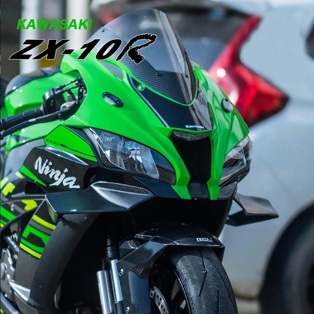 Kit De Carénage À Ailes Latérales Aérodynamiques Fixes Pour Moto Kawasaki  Zx10r, Zx-10r, 2016, 2017, 2018, 2019, 2020 - Kits De Carénage Complet -  AliExpress