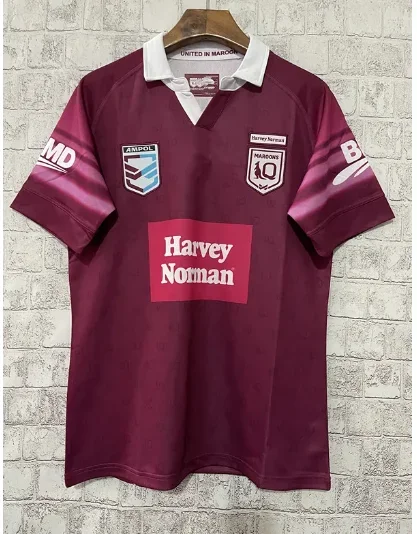 2024 Harvey Norman QLD Maroons  ,  Ʒ ̱ , ª ,   ̸  ȣ ũ S--5XL