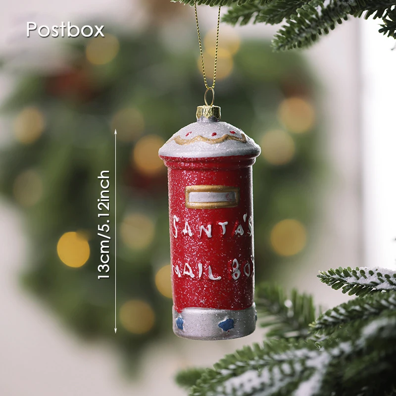 thumbnail image 1 of Adornos colgantes para árbol de Navidad, corona de plástico, donut, galleta, pastel, colgante de Feliz Navidad, accesorios decorativos para el hogar, 1 of 5