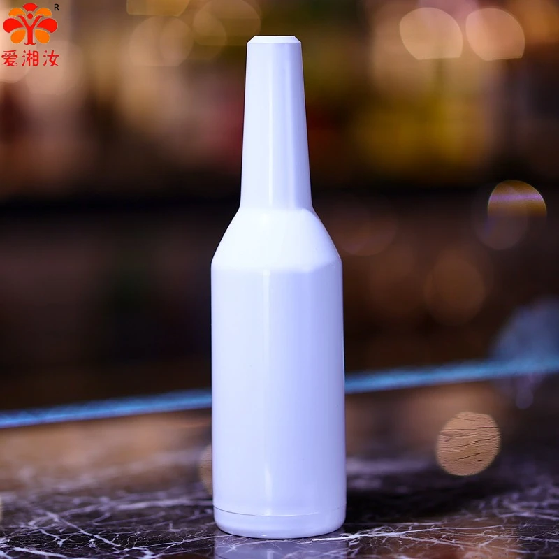 Fire Bottle Bartenders Practice & Performance Bottle Naked Totem Colorful Transparent Fluorescent Bar Accessories Aixiangru