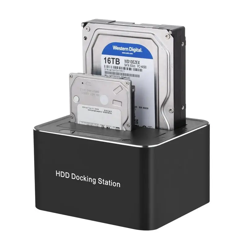 

External Dual Drive Bay USB 3.0 I/II/III Dual Hard Drive Bay Dual Bay Docking Station For 2.5 Or 3.5inch SSD HDD With