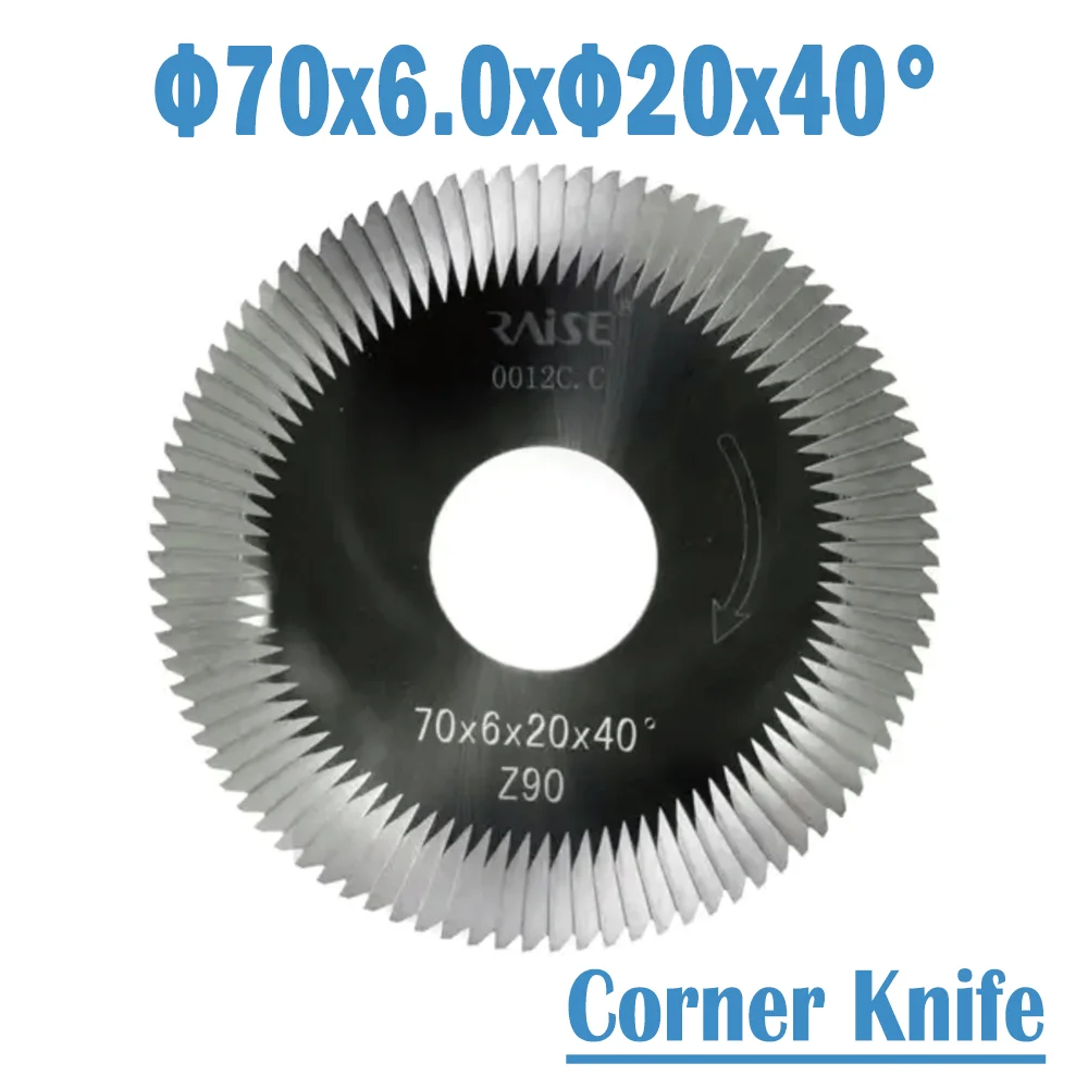

Φ70x6.0xΦ20x40° Key Machine Cutter HSS M35-Coating Corner Knife Angle Miling Cutter For GL-368/GL-888