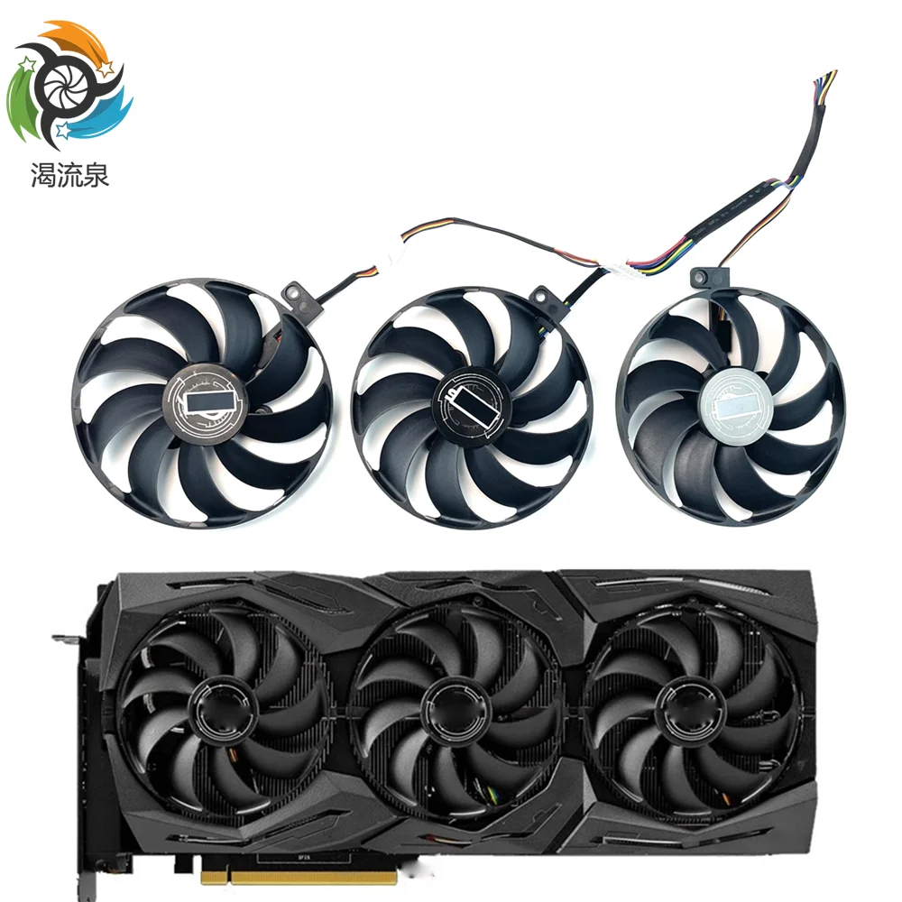 Fdc10H12S9-C T129215Su Ventole Di Raffreddamento Per Schede Gpu A 7Pin Per Ventola Asus Rog Strix-Geforce Rtx 2070 2080 Super Ti Gaming Rtx2080 Rtx208