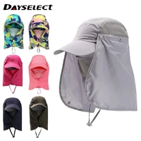 Hunting Camping Hiking Fishing Hats Outdoor UV protection Sun Protection Breathable Caps Full Head Quick-dry Headwear Men Women 1