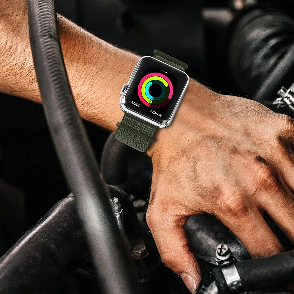 Premium Nylon Strap for Apple Watch - Stylish and Durable Bracelet Replacement