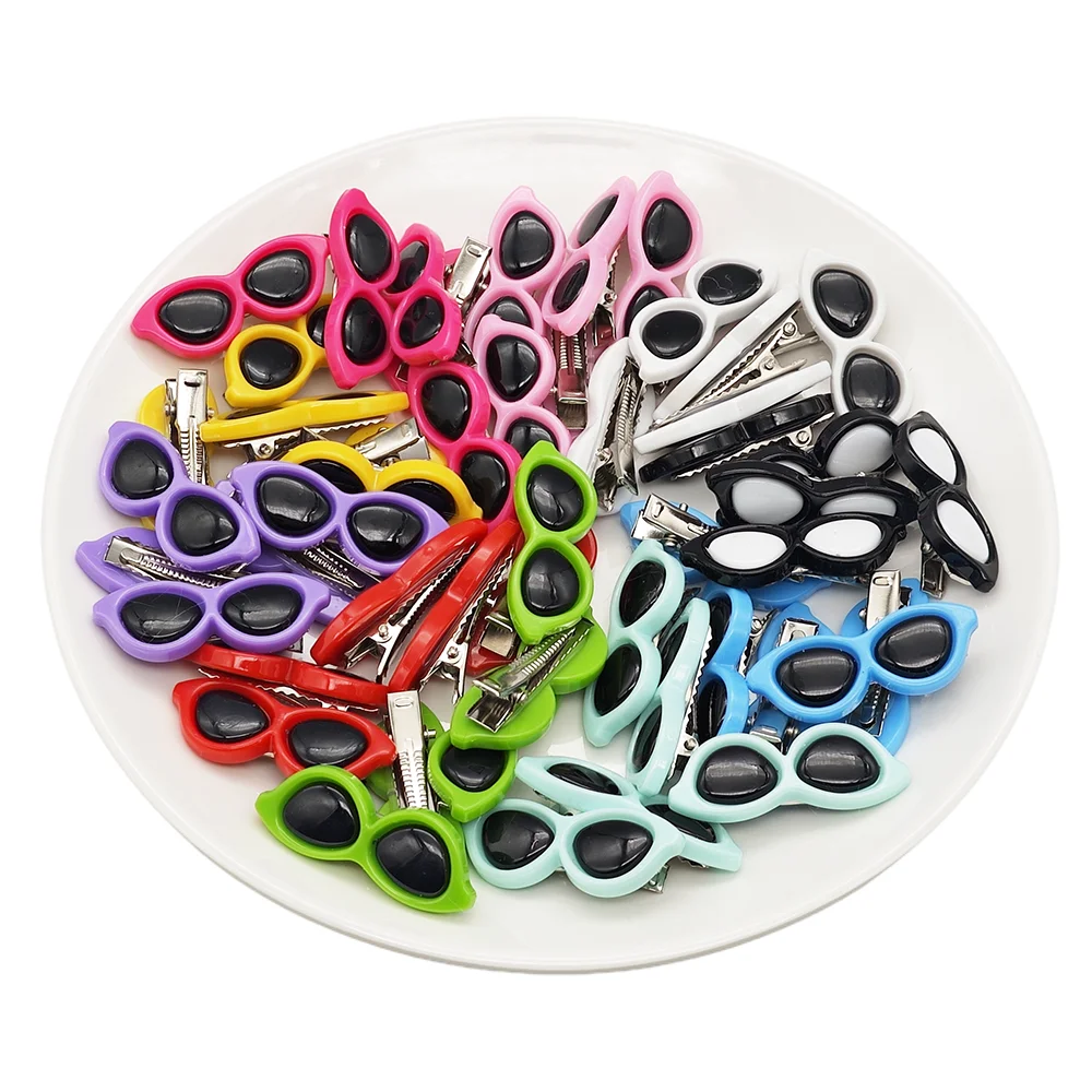 Cute Pet Hair Clips Set 4