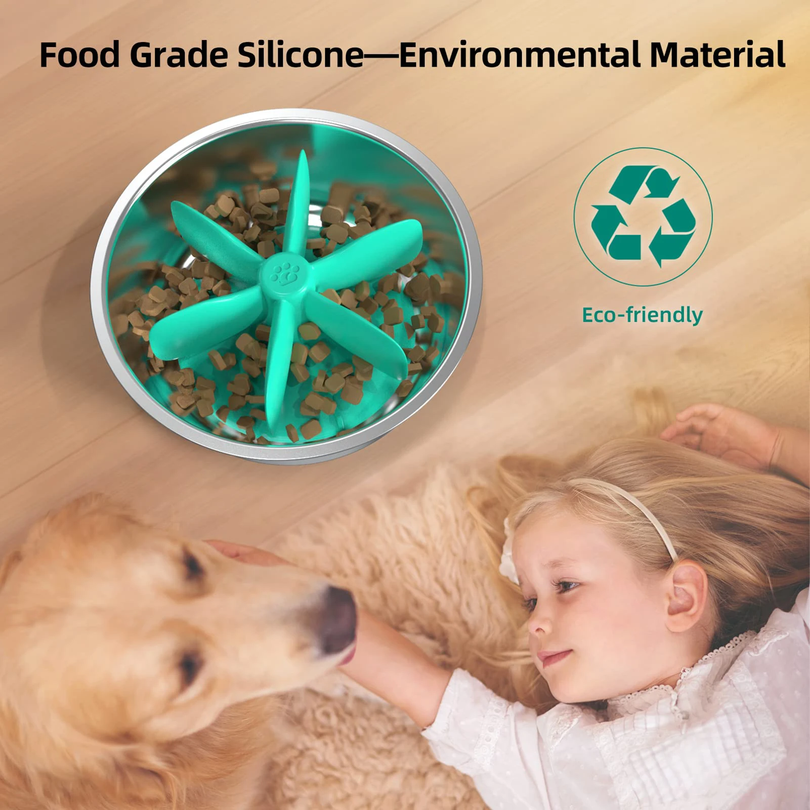 Slow Feeder Insert Slow Feeder Dog Bowls Large Breed With Strong