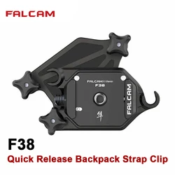 Falcam F38 Quick Release Backpack Strap Clip Universal Arca Swiss DSLR Camera Quick Switch Plate Clamp Photography Accessories