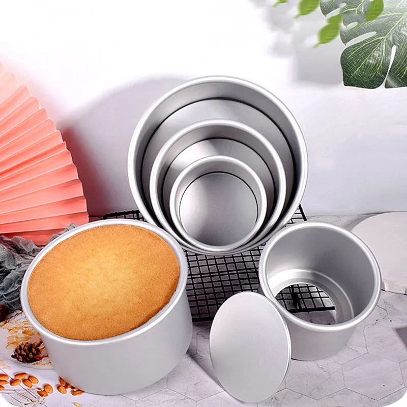 Layer Cake Cake Pan Inches Vesteel Non-Toxic Stainless Steel Cake