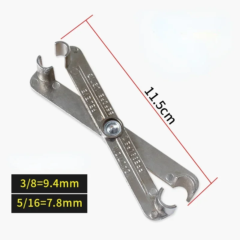 Car Fuel Line 3/8'' 5/16'' or 3/4" 5/8" 1/2" 3/8" Scissor Type Quick Disconnect Tool Silver Zinc Alloy For GM For Ford For Mazda