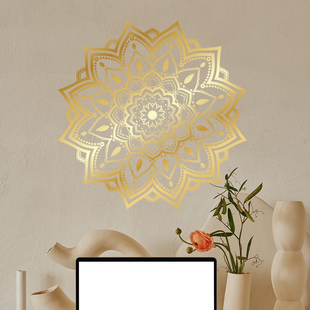 

Creative Mandala Wall Sticker Living Room Bedroom Wall Decals Mural Muslim Home Decoration Wallstickers