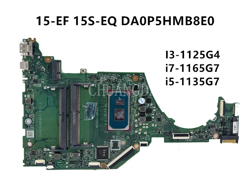 

DA0P5HMB8E0 For HP TPN-Q222 15T-DY 15S-FQ 15-DY Laptop Motherboard With DA0P5MB38A0 i5-1135G7 i7-1165G7 CPU 100% test