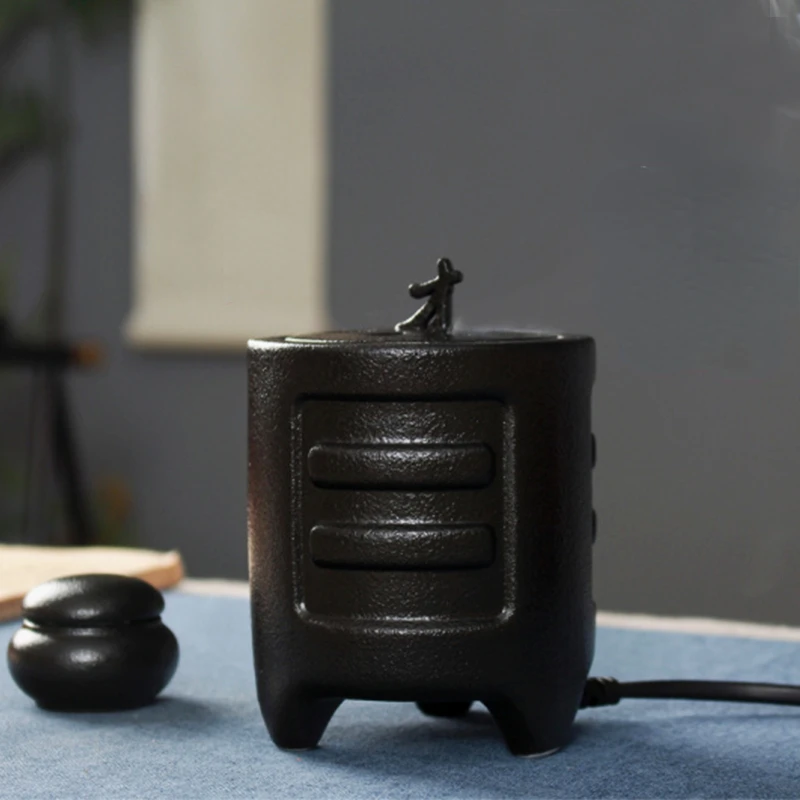 

texture, electric aromatherapy stove, indoor essential oil, sandalwood, agarwood powder, electric incense burner, plug-in home