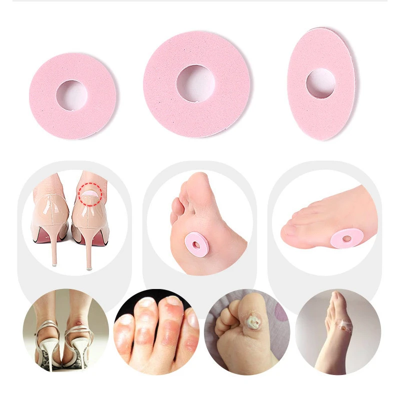 

3Sheets High Heel Pad Callus Cushions Shoes Foam Round Toe Foot Corn Bunion Protectors Pads 3 Types Pedicure Tools Professional
