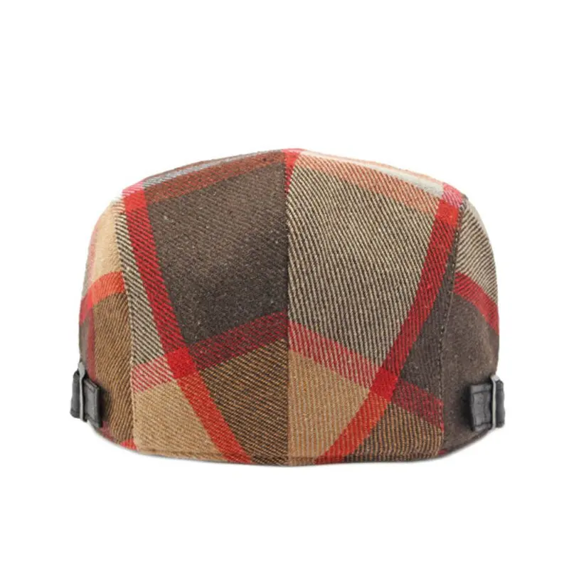 Newsboy Caps Cotton Print Flat Peaked Beret Hats 136 for Men and Women casual hat beret hat newsboy cap newsboy hat
