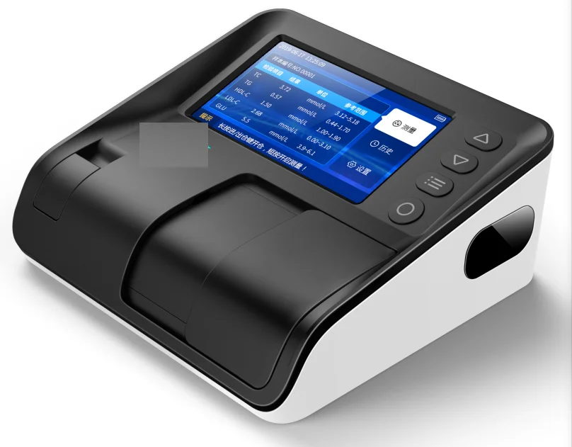 Dry Biochemistry Analyzer with Lipd+Glucose/Kidney Function/Liver Function Test card