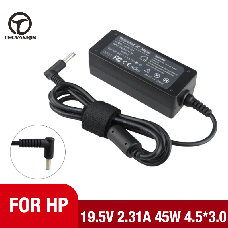 

19.5V 2.31A 4.5*3.0mm 45W Laptop AC Power Adapter Charger For HP Stream X360 11 13 14 Searies 741727-001 740015-001 Tpn-Q155