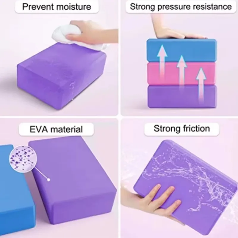 Description Picture 5 of itemPilates Yoga Blocks Gym Fitness Training Physical Therapy Equipment Bodybuilding Pilates Accessories Dance Yoga Stretching Sport