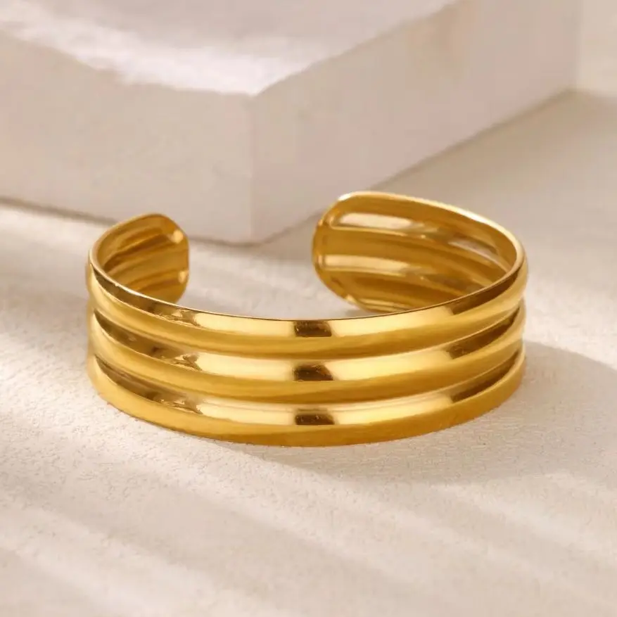 Geometric Cuff Bracelet Bangle for Women