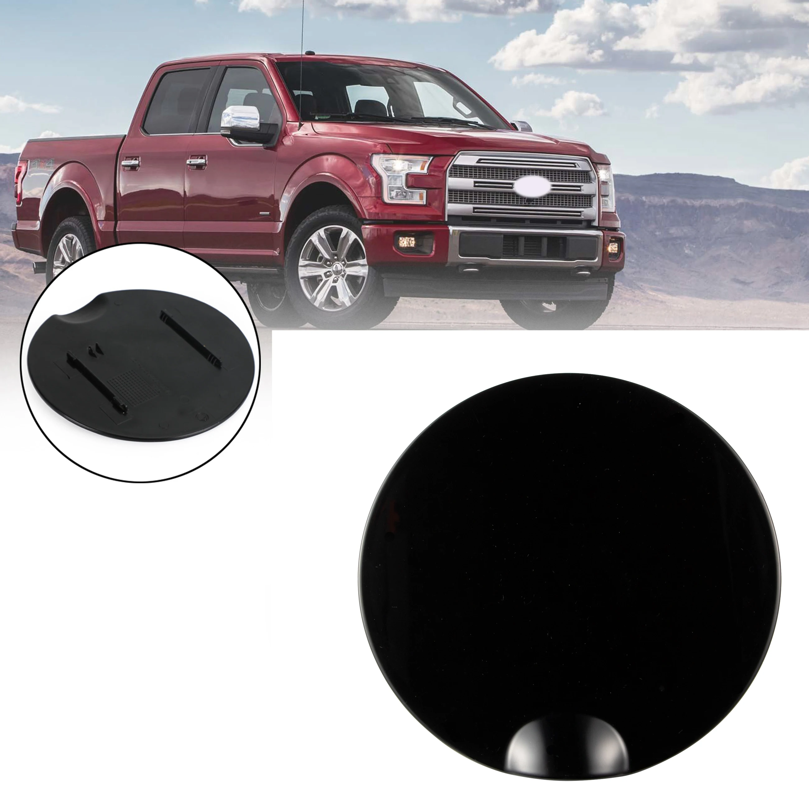 

Автомобильные аксессуары из черного АБС-пластика, крышка наполнителя дверной крышки 9L3Z-99405A26-AA для Ford F-150 F150, запчасти, аксессуары, крышка