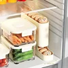 4layer Slide Egg Storage Box Ladder Style Egg Box Storage Refrigerator Side Door Large Capacity Automatic Egg Rolling Machine 4