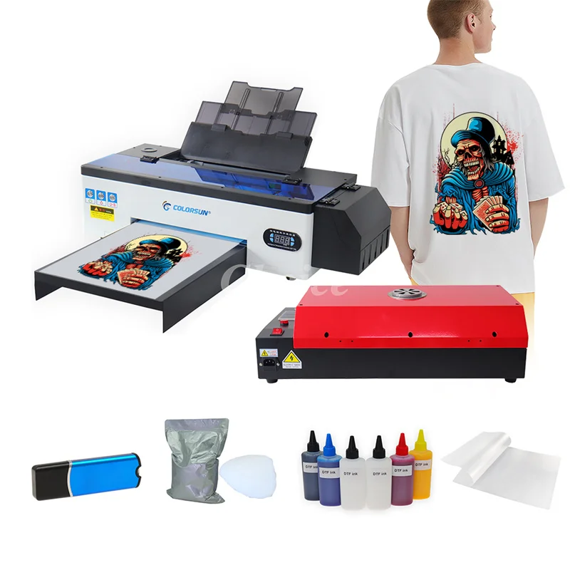 Directly Transfer Film A3 T Shirt Inkjet A3 Dtf Printing Machine Digital Printer Heat Transfer A3 Dtf Printer For T Shirt Jeans sunlu 3d printer enclosure large size 650 550 750mm maintain internal circulation of heat better printing effect for ender 3 3 p