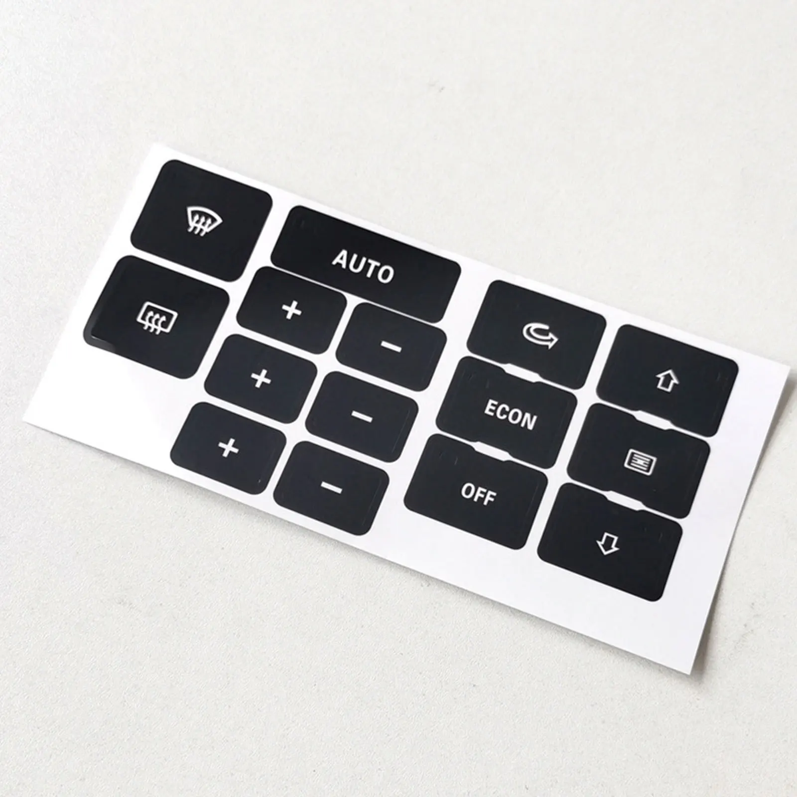 Air Heater Control Button Sticker for Audi A6 C5 A/C Heater AC Climate Control Button Repair Decals car stickers vinyl stickers automobile interior stickers car emblem stickers car repair stickers console panel sticker carpet fixing stickers