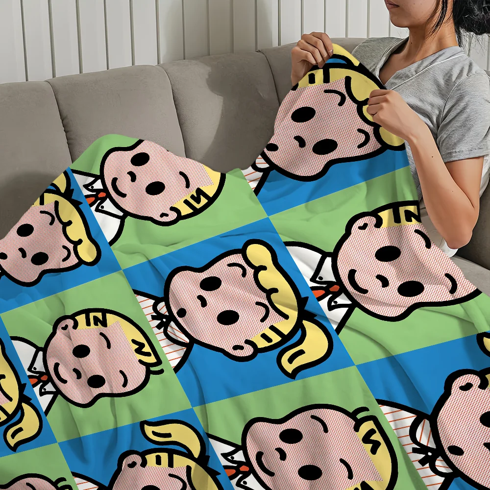 Art Cute Osamu Goods Blanket Plush Nap Sofa rug for Living Room Warm Office Bedroom Birthday Home Travel Kid Gifts 6
