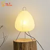 Japanese Minimalist Akari Noguchi Yong Table Lamp Bedroom Bedside Rice Paper Wabi-sabi Desk Lights Living Room Homestay Study 1