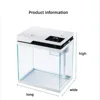 Yee Smart Fish Tank Living Room Small Home Desktop Ultra White Glass Fish Tank Filter Self-recycling New Eco Fish Tank Aquarium