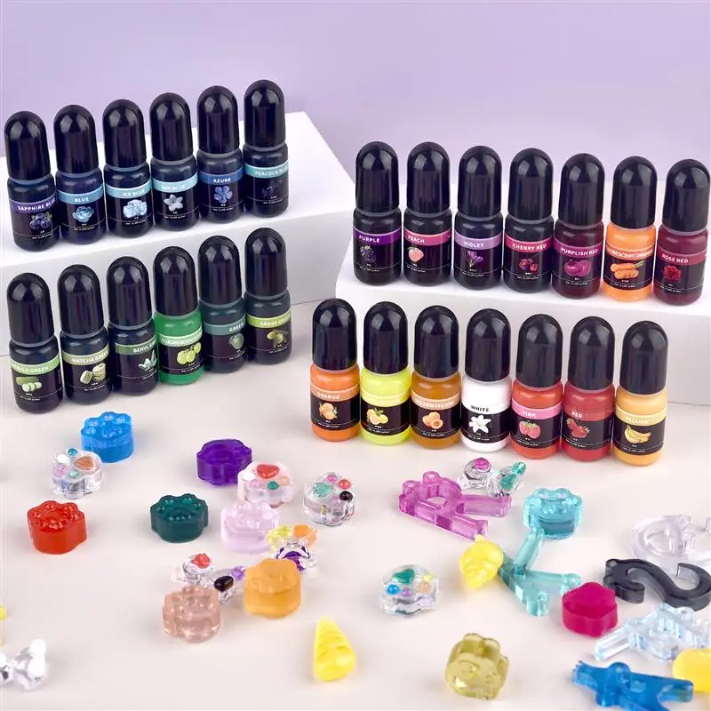 Vibrant 5ml Epoxy Resin Liquid Colorant for Creative DIY Art and Jewelry Making